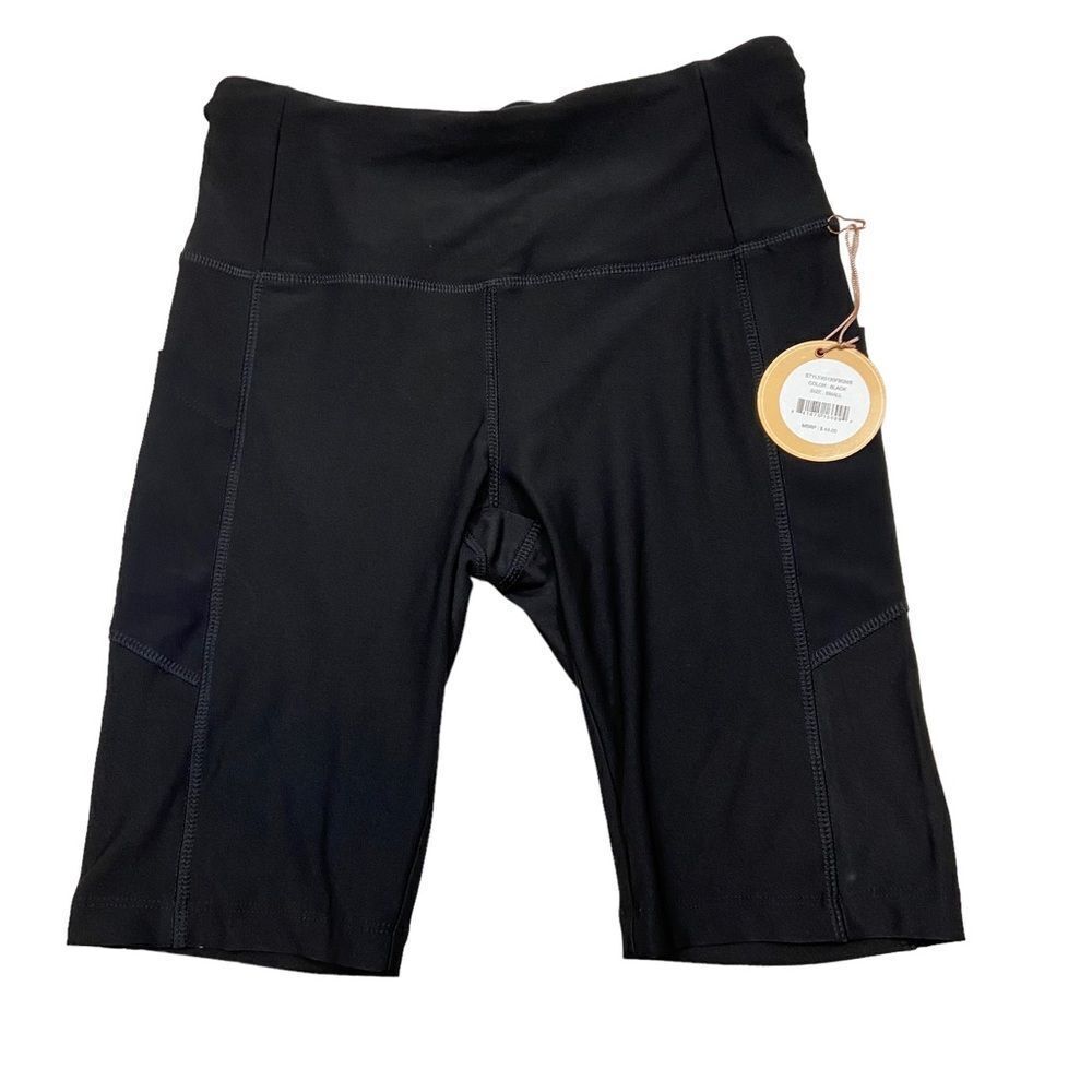 Brand new with Tags‎ Cali Active Black Bike Short Size Small